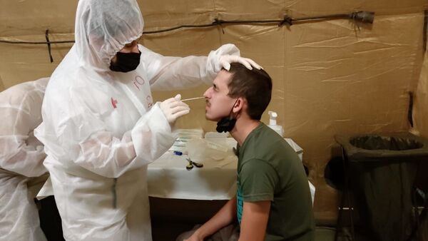 Медицинские специалисты Южного военного округа - Sputnik Абхазия