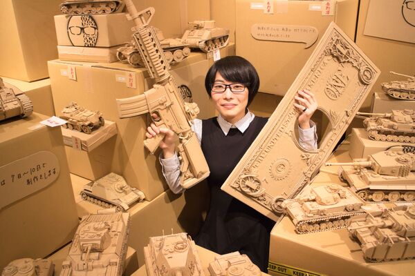 Японская художница-скульптор Монами Оно со своими творениями в Токио  - Sputnik Абхазия