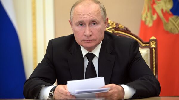 Президент РФ В. Путин провел заседание оргкомитета Победа - Sputnik Абхазия