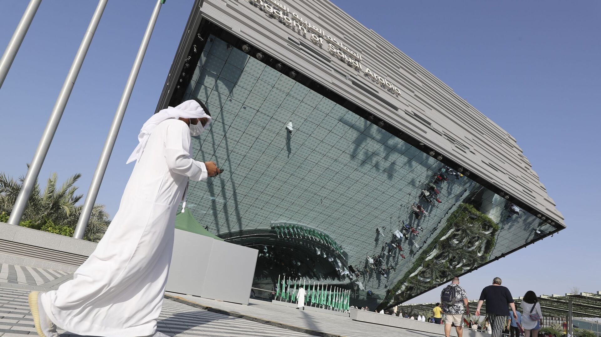 Павильон Саудовской Аравии на Всемирной выставке Expo-2020 в Дубае, ОАЭ - Sputnik Абхазия, 1920, 16.07.2022
