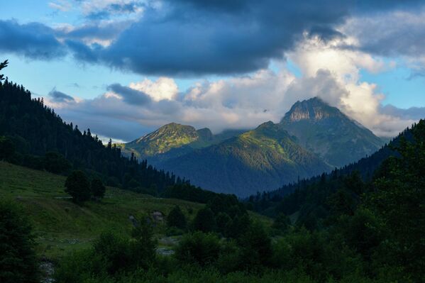 Живописный пейзаж на Ауадхаре. - Sputnik Абхазия