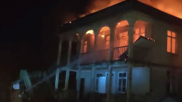 На пульт дежурного МЧС Абхазии поступило сообщение о пожаре в селе Джгерда, Очамчырского  района - Sputnik Абхазия