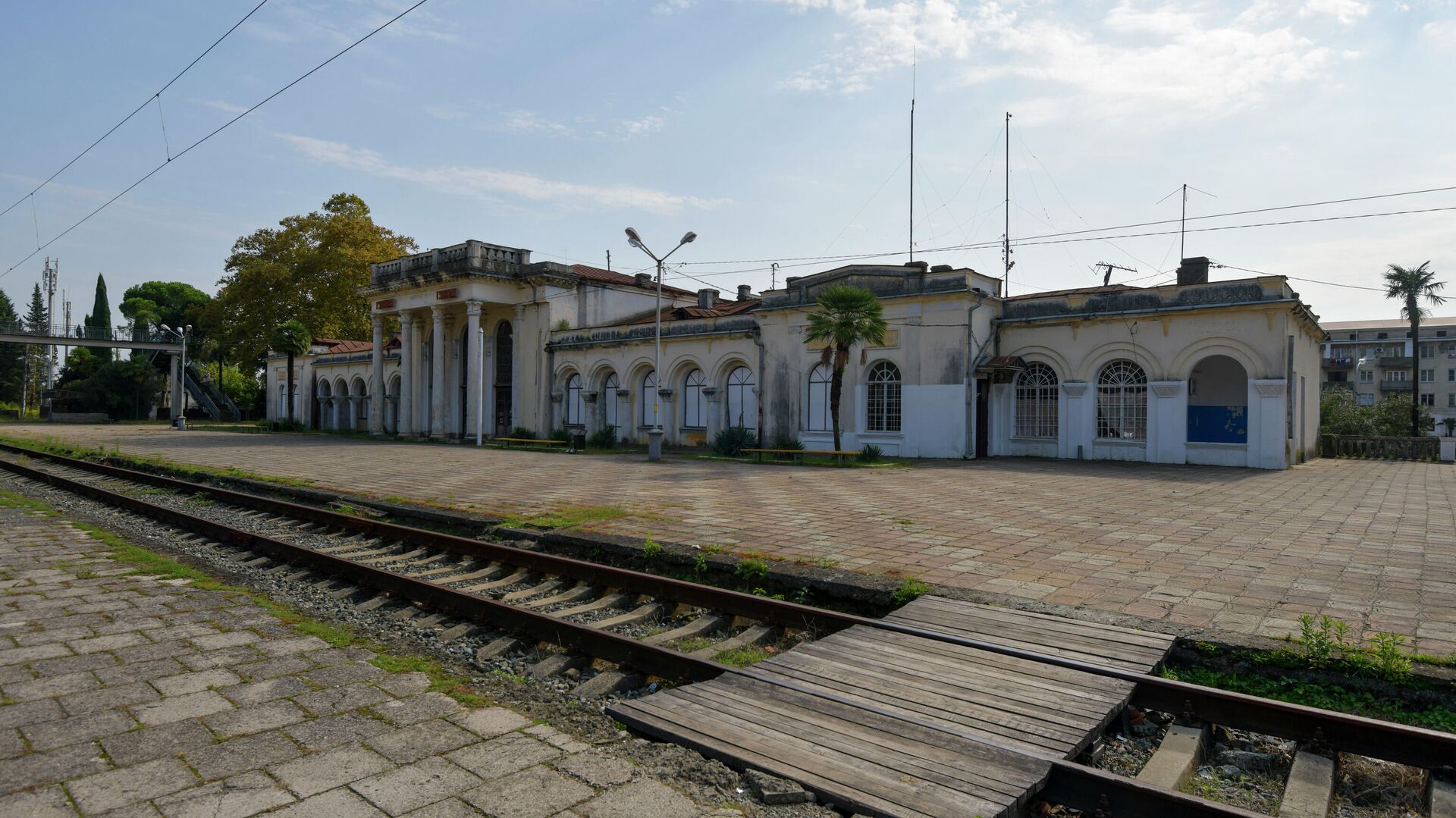 Железнодорожная станция Гудаута  - Sputnik Аҧсны, 1920, 19.02.2023