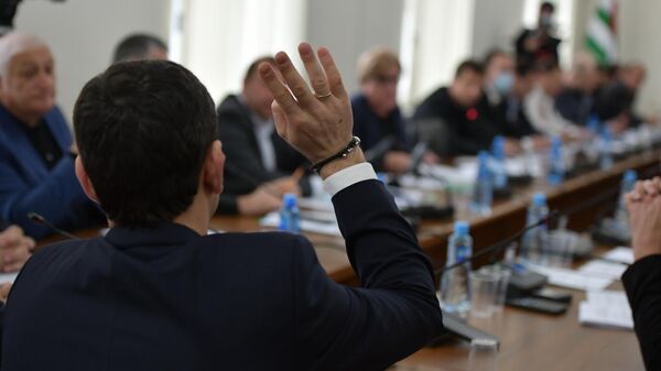 Сессия в парламента Республики Абхазия - Sputnik Абхазия