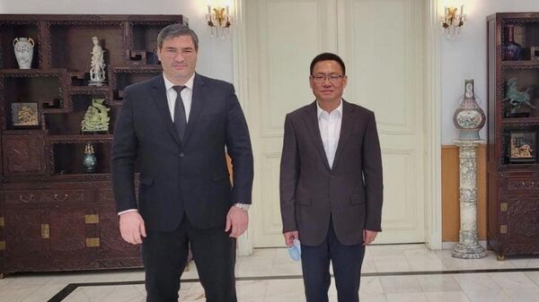 Встречей Посла Абхазии и Посла Китая в Сирии - Sputnik Абхазия
