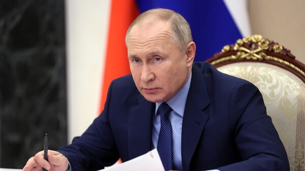 Президент РФ В. Путин провел совещание о ситуации в угольной отрасли Кузбасса - Sputnik Аҧсны