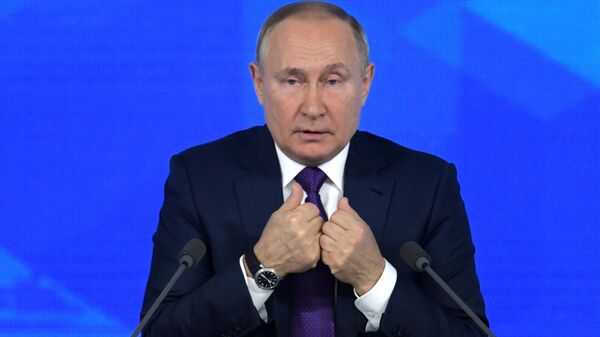 Ежегодная пресс-конференция президента России Владимира Путина - Sputnik Абхазия