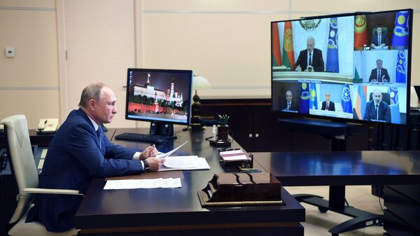 Президент РФ В. Путин провел сессию Совета коллективной безопасности ОДКБ - Sputnik Абхазия
