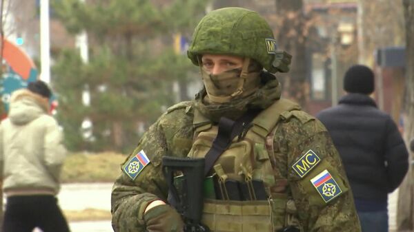 Миротворцы ОДКБ рассказали, как охраняют стратегические объекты в Казахстане - Sputnik Абхазия