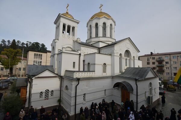 Православные христиане Абхазии отметили Крещение Господне. - Sputnik Абхазия