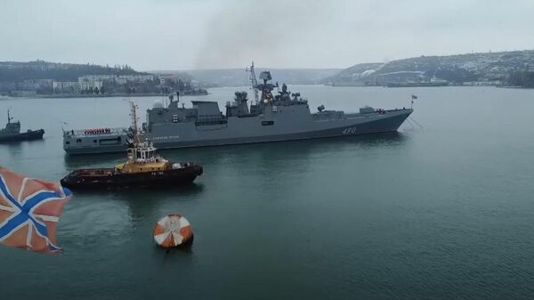 Выход кораблей ЧФ на учения в акватории Черного моря
 - Sputnik Абхазия