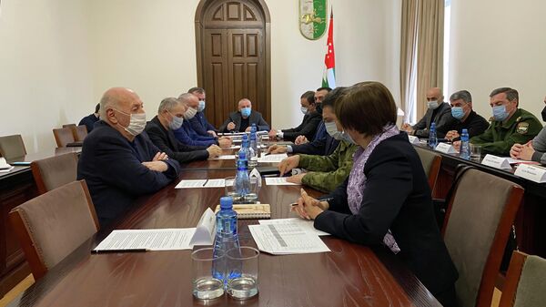 Заседание Координационного штаба по защите населения от коронавирусной инфекции - Sputnik Абхазия