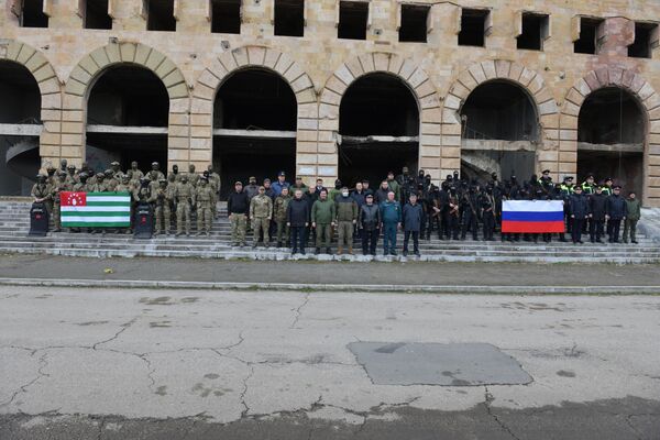 Учения абхазских силовиков провели в Сухуме  - Sputnik Абхазия