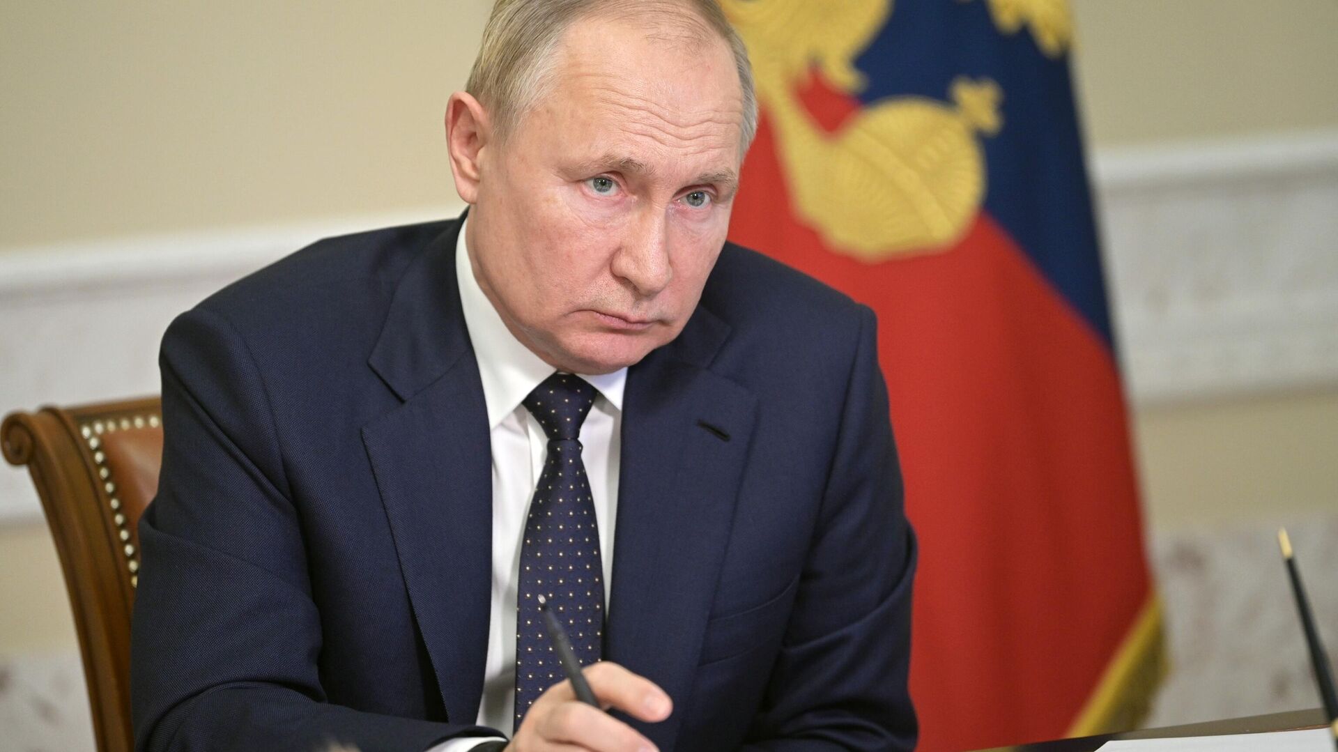 Президент РФ В. Путин провел совещание о прохождении осенне-зимнего отопительного сезона - Sputnik Аҧсны, 1920, 04.02.2022