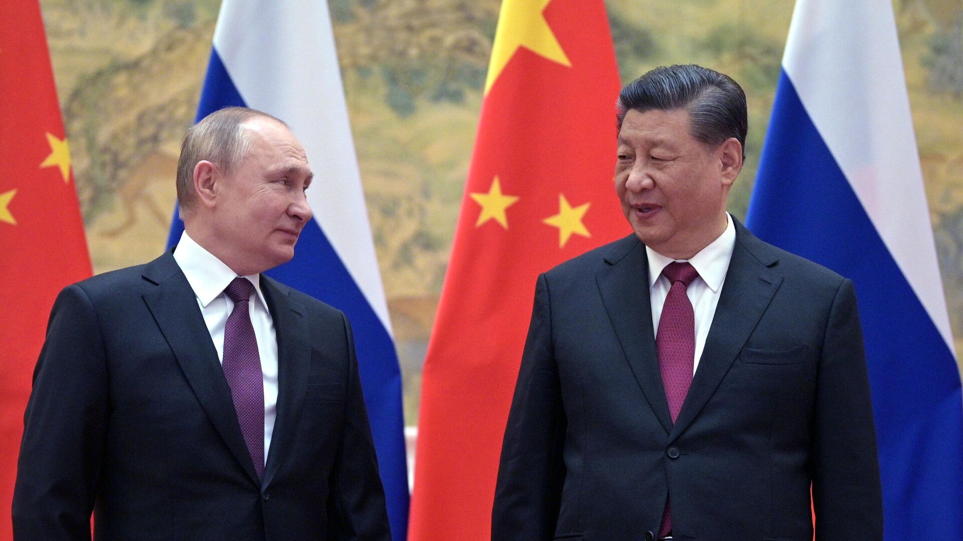 Президент России Владимир Путин и председатель КНР Си Цзиньпин подписали совместное заявление  - Sputnik Аҧсны, 1920, 04.02.2022
