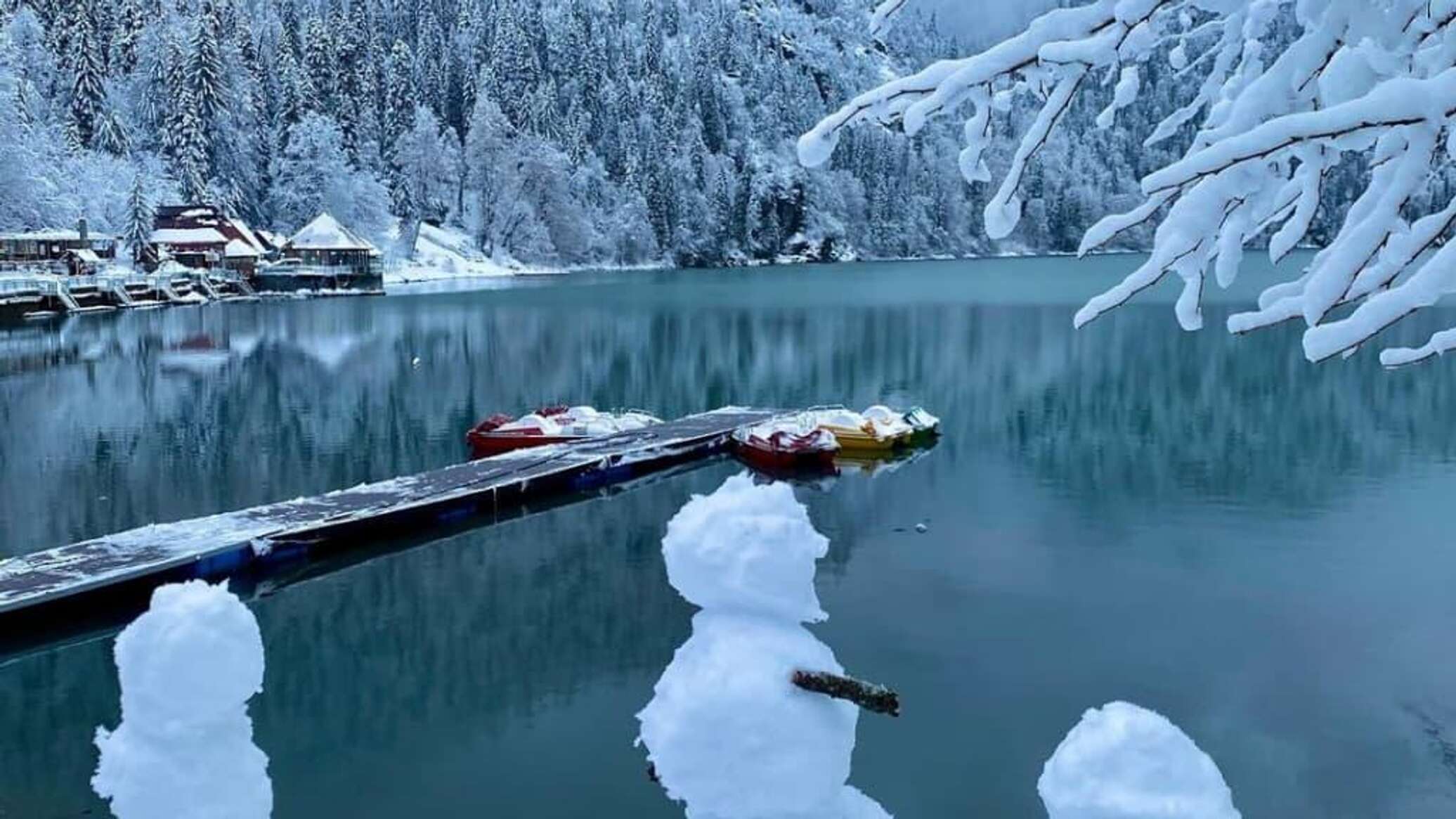 Зима вода фото красивые горизонтальные