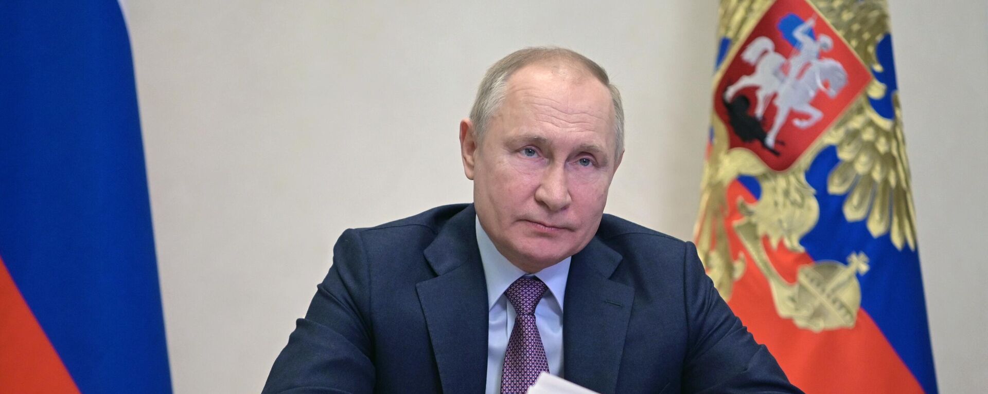 Президент РФ В. Путин провел встречу с членами правительства РФ - Sputnik Абхазия, 1920, 10.02.2022