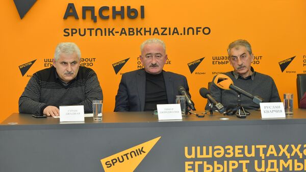 Пресс-конференция Черноморэнерго в пресс-центре Sputnik Абхазия  - Sputnik Абхазия