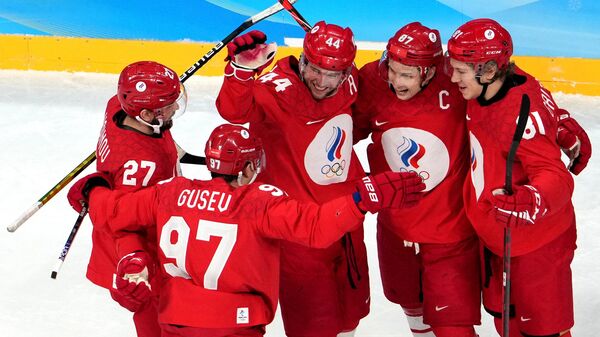 Олимпиада-2022. Хоккей. Мужчины. Матч ОКР - Дания - Sputnik Аҧсны