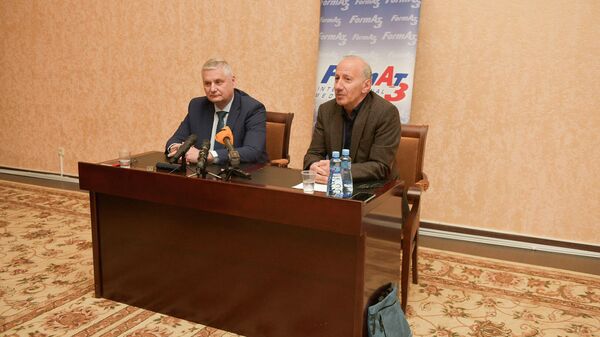 Встреча журналистов с Сергеем Маркедоновым - Sputnik Абхазия