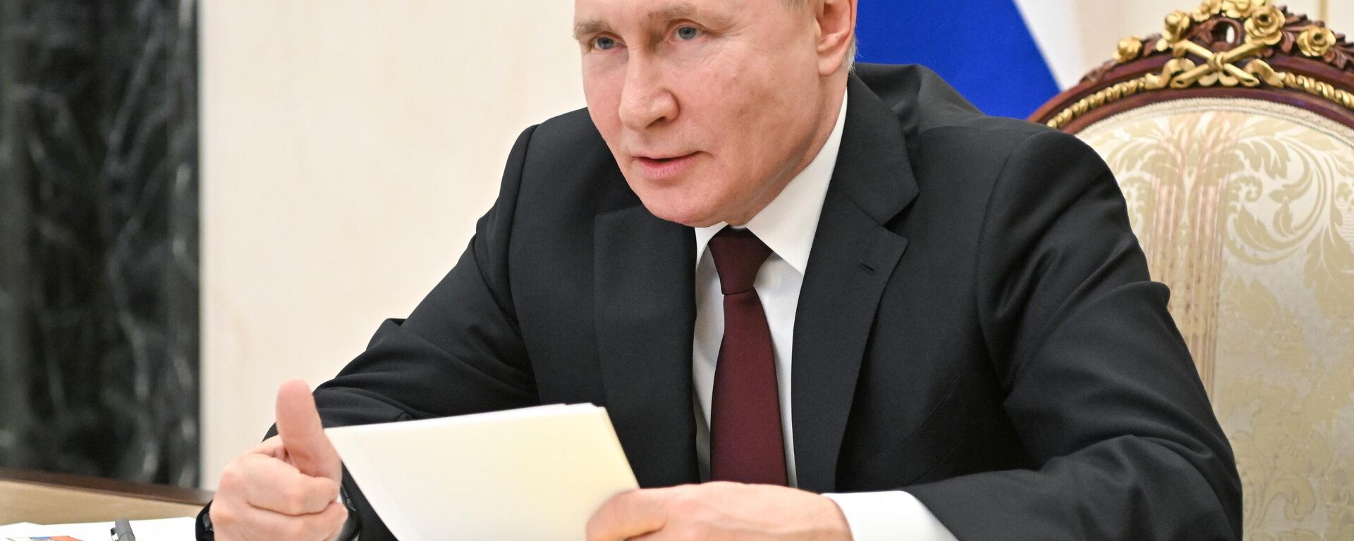 Президент РФ В. Путин провел совещание по экономическим вопросам - Sputnik Абхазия, 1920, 01.03.2022