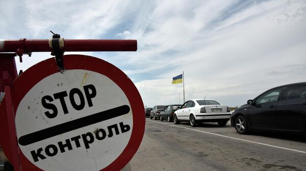 Автомобильный пункт пропуска Джанкой на российско-украинской границе - Sputnik Абхазия