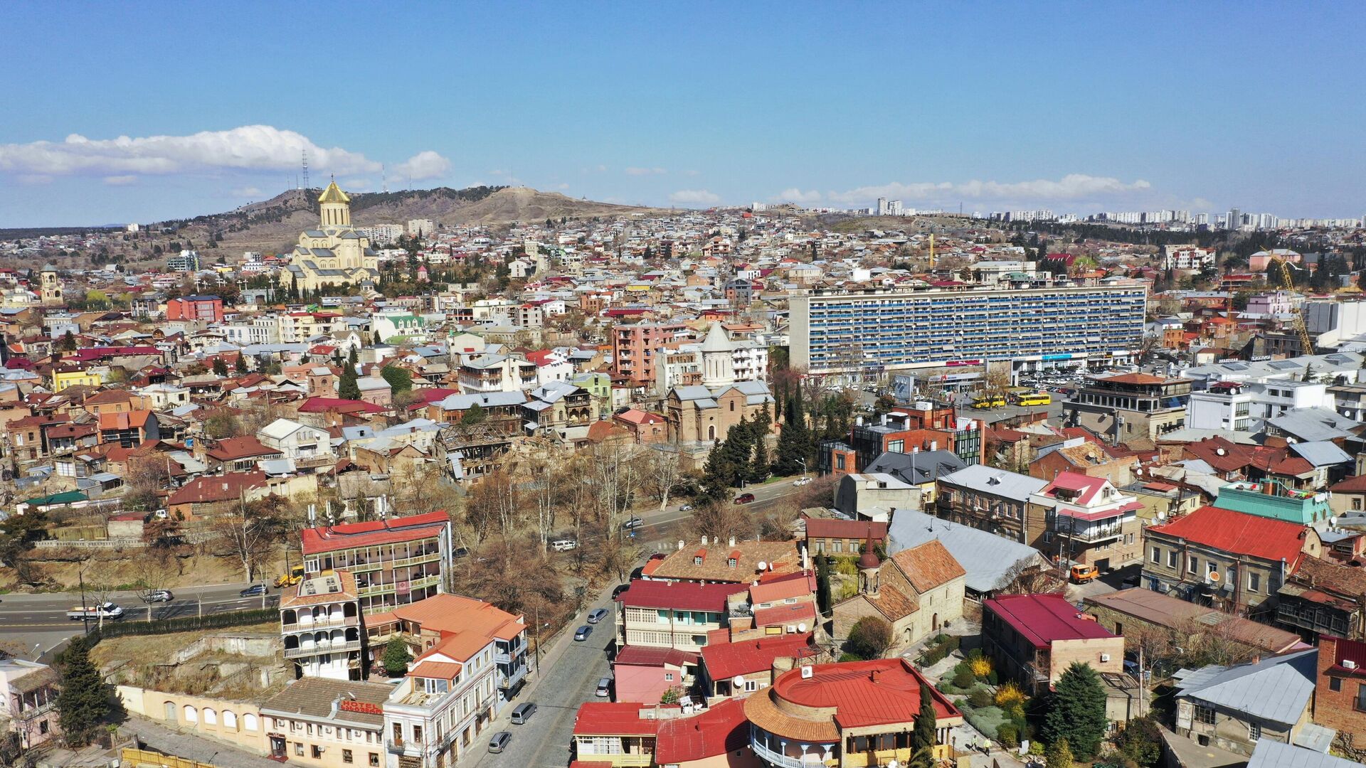 Тбилиси во время пандемии коронавируса - Sputnik Абхазия, 1920, 15.09.2022