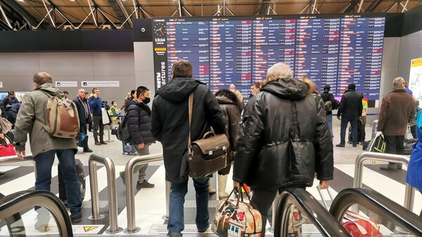 Ситуация в  московских аэропортах - Sputnik Абхазия