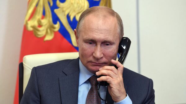 Президент РФ В. Путин провел встречу с премьер-министром РФ М. Мишустиным - Sputnik Абхазия