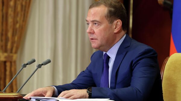Зампред Совбеза РФ Д. Медведев провел заседание президиума Совета при президенте РФ по науке и образованию - Sputnik Аҧсны