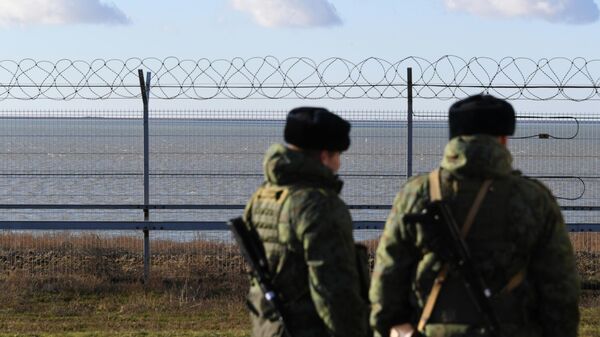В Крыму построили заграждение на границе с Украиной - Sputnik Аҧсны
