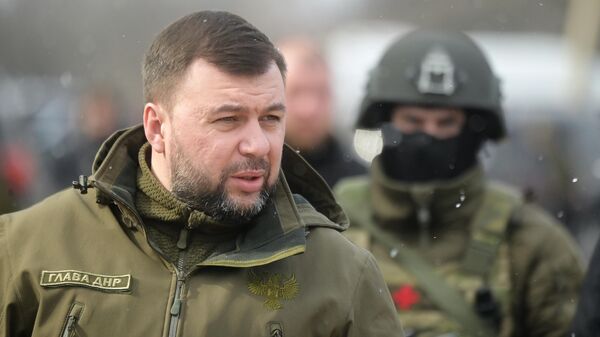 Прощание с командиром батальона Спарта В. Жогой в Донецке - Sputnik Аҧсны