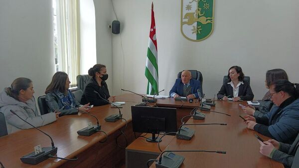 Пресс-конференция Валерия Кварчия - Sputnik Абхазия