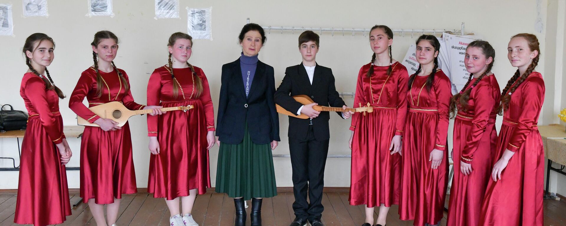 Музыкальный кружок в Абгархукской школе - Sputnik Абхазия, 1920, 17.04.2022
