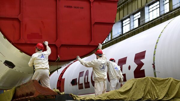 Сборка ракеты Протон-М для проекта ЭкзоМарс-2022 в ГКНПЦ им. Хруничева - Sputnik Абхазия