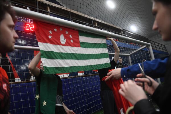 Абхазо-адыгский тотальный футбол в Москве - Sputnik Абхазия