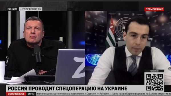 От границы до операции на Украине: Инал Ардзинба дал интервью Соловьев Live - Sputnik Абхазия