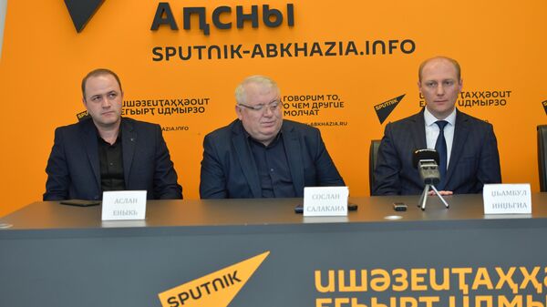 Ппресс-конференция  посвященный юбилею Келешбея Чачба - Sputnik Абхазия
