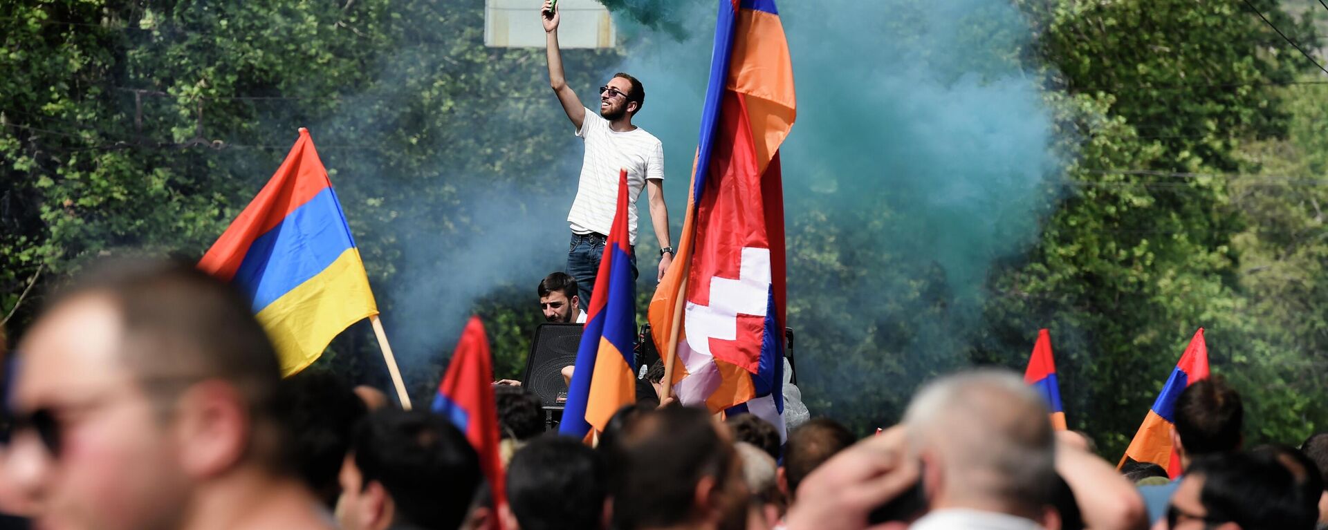Протесты в Ереване - Sputnik Абхазия, 1920, 02.05.2022