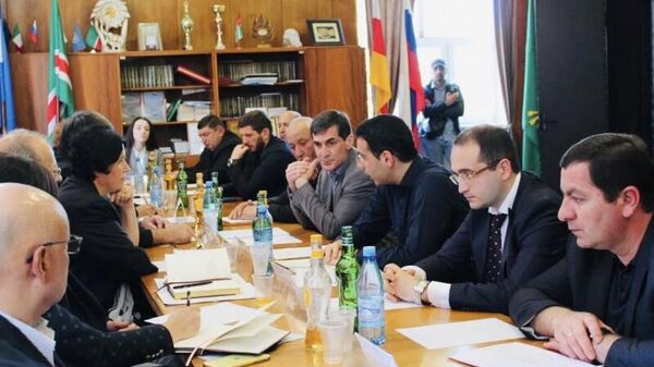 На встрече в городе Гал обсудили вопросы реализации проектов международных организаций  - Sputnik Абхазия
