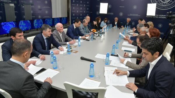 Первое заседание Общественного Совета при Министерстве иностранных дел Республики Абхазия - Sputnik Абхазия