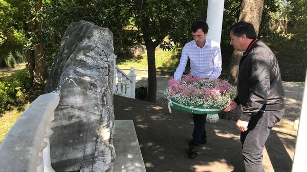 Память жертв Кавказской войны почтили в Гудауте - Sputnik Абхазия