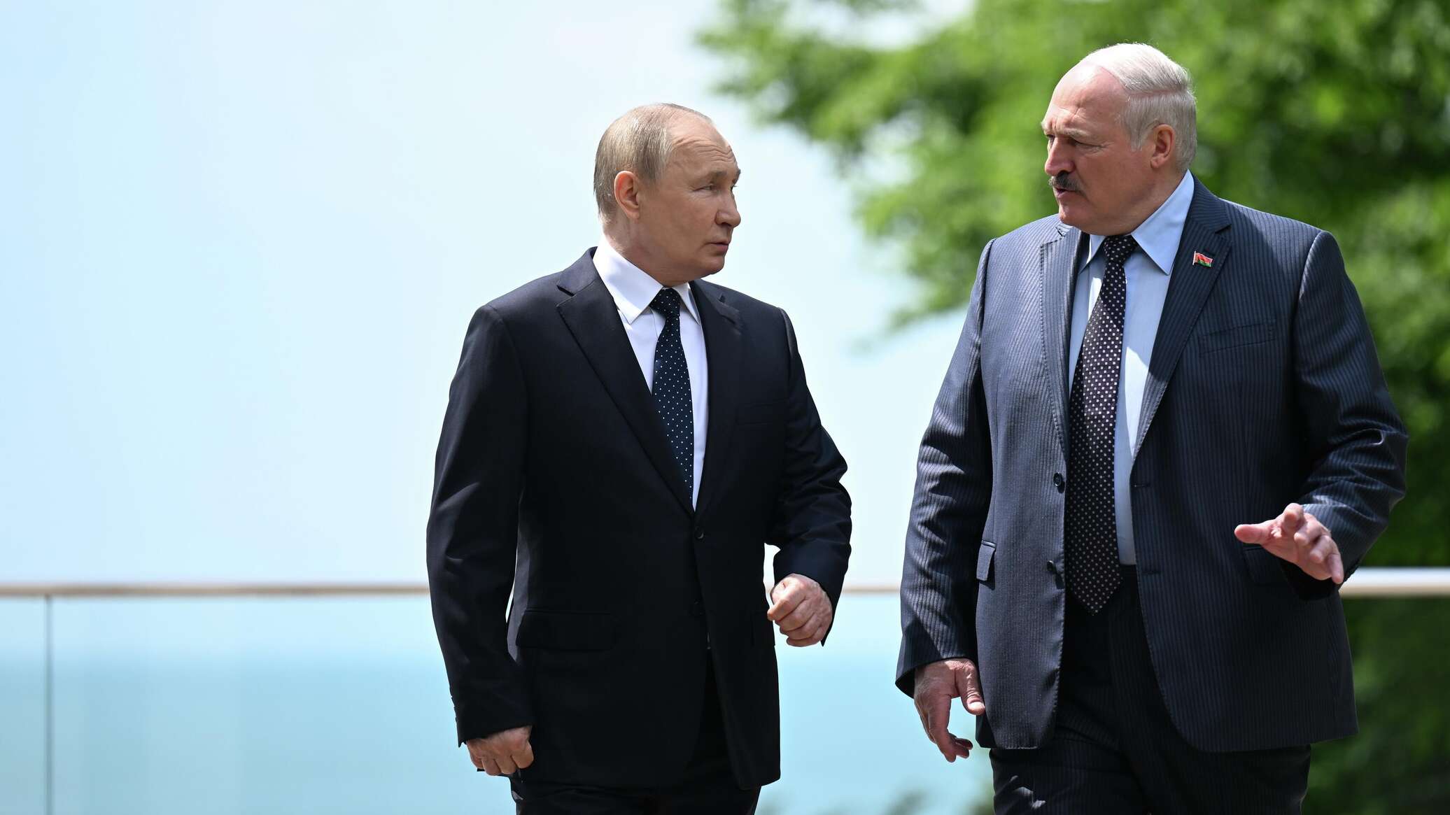 Путин и Лукашенко в Сочи 2022