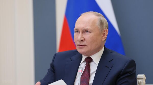 Президент РФ В. Путин выступил на Евразийском экономическом форуме - Sputnik Аҧсны