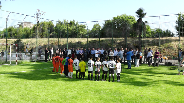 Открытие нового мини-футбольного поля в Сухуме  - Sputnik Абхазия
