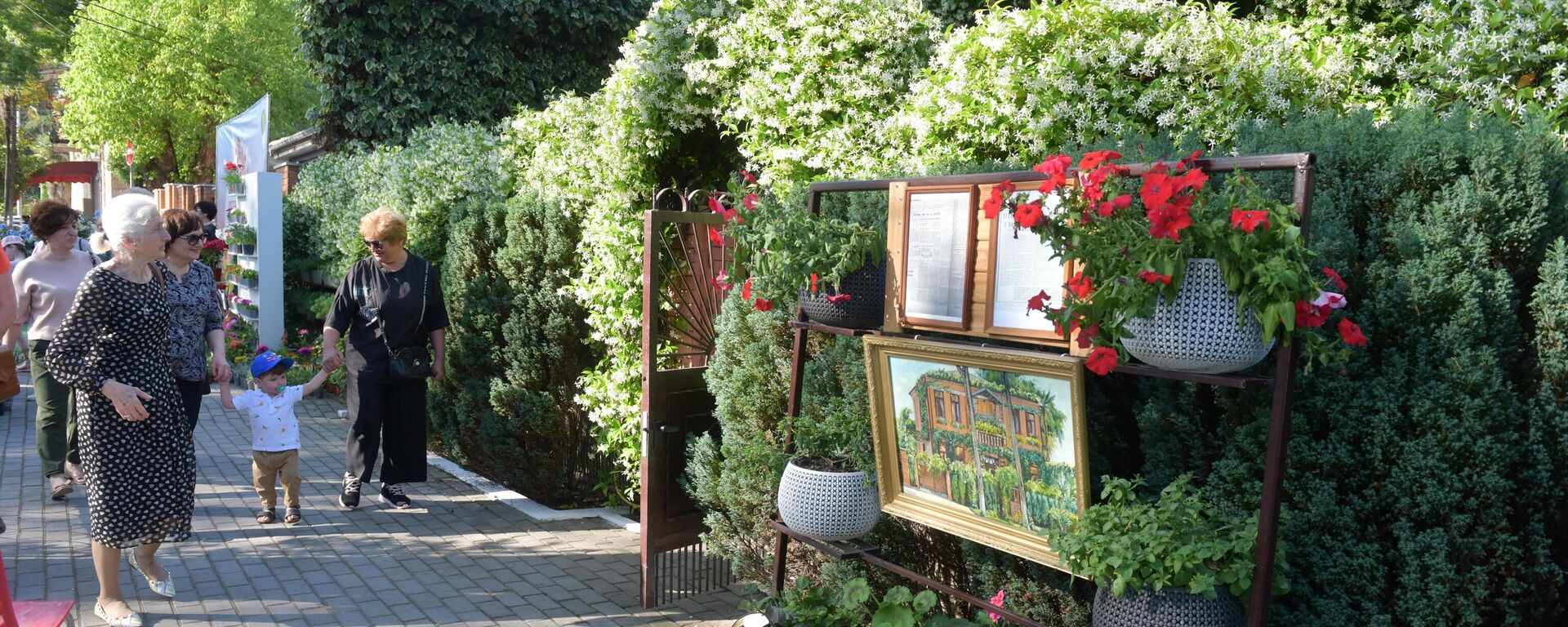 Цветущий сад: выставка по озеленению городской среды в Сухуме - Sputnik Абхазия, 1920, 07.06.2022
