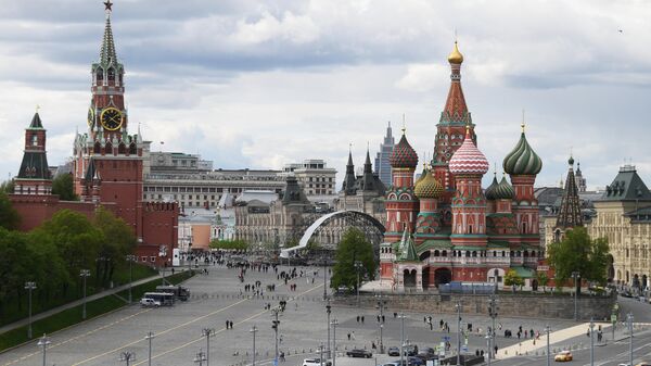 Московский Кремль и Покровский собор - Sputnik Абхазия