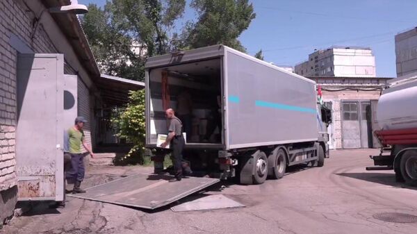 10 тонн гуманитарного груза, доставленного МЧС Абхазии в Луганск - Sputnik Аҧсны
