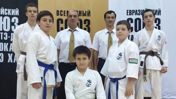 Спортсмены из Абхазии стали призерами Кубка Европы по каратэ до шотокан Казэ Ха - Sputnik Аҧсны