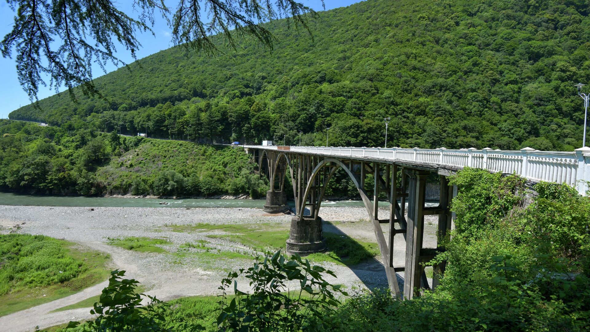 Гумистинский мост  - Sputnik Абхазия, 1920, 12.07.2022
